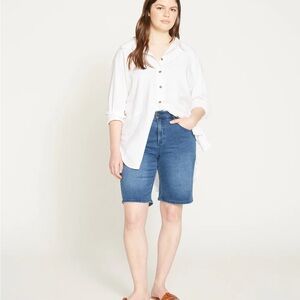 Universal Standard denim Bae Shorts